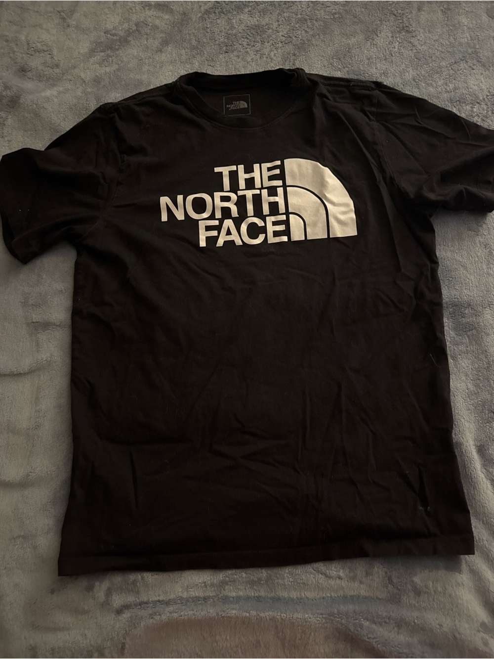 The North Face Black T-Shirt with White Logo